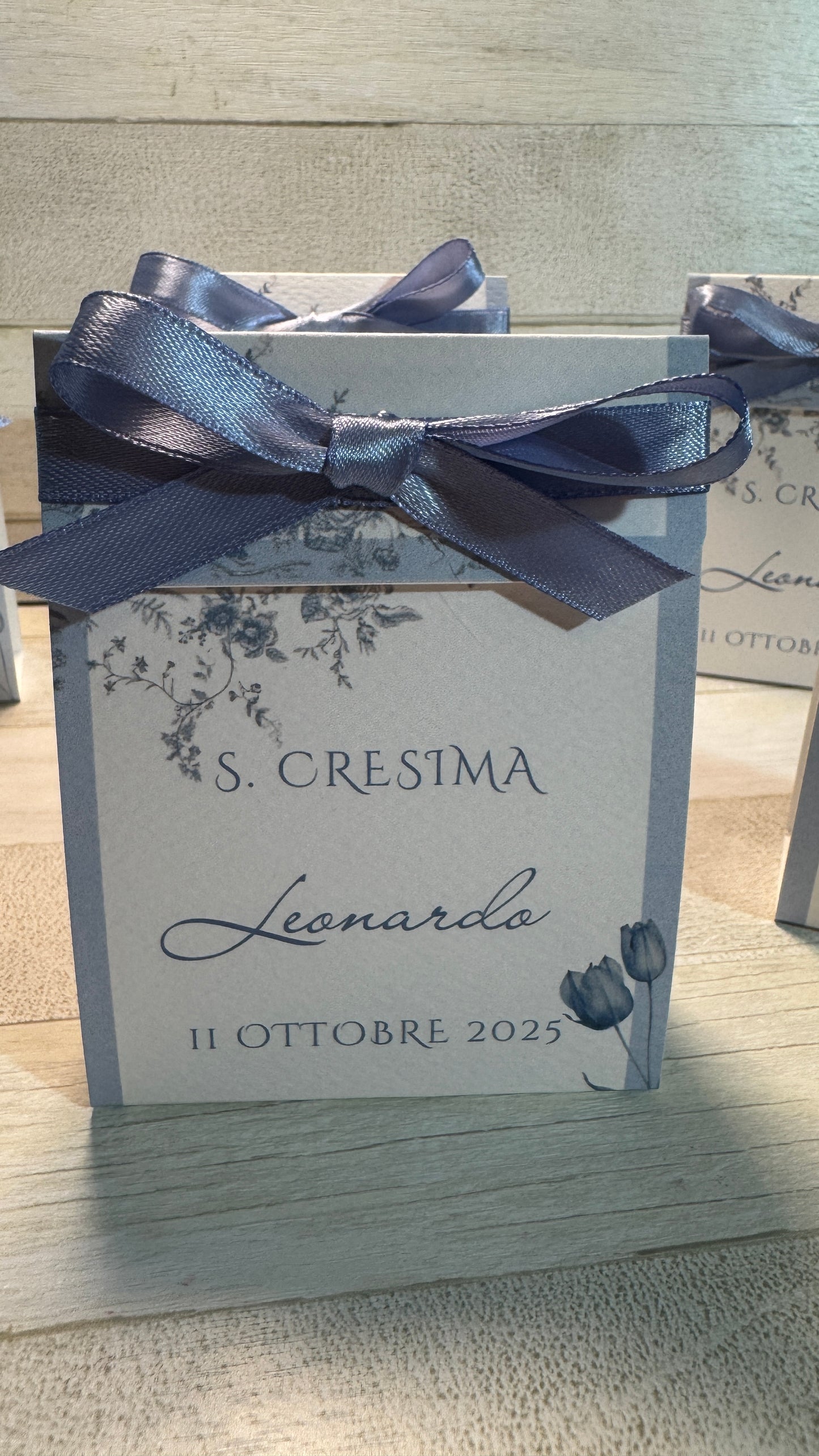 Porta confetti a bustina personalizzata Comunione-Cresima