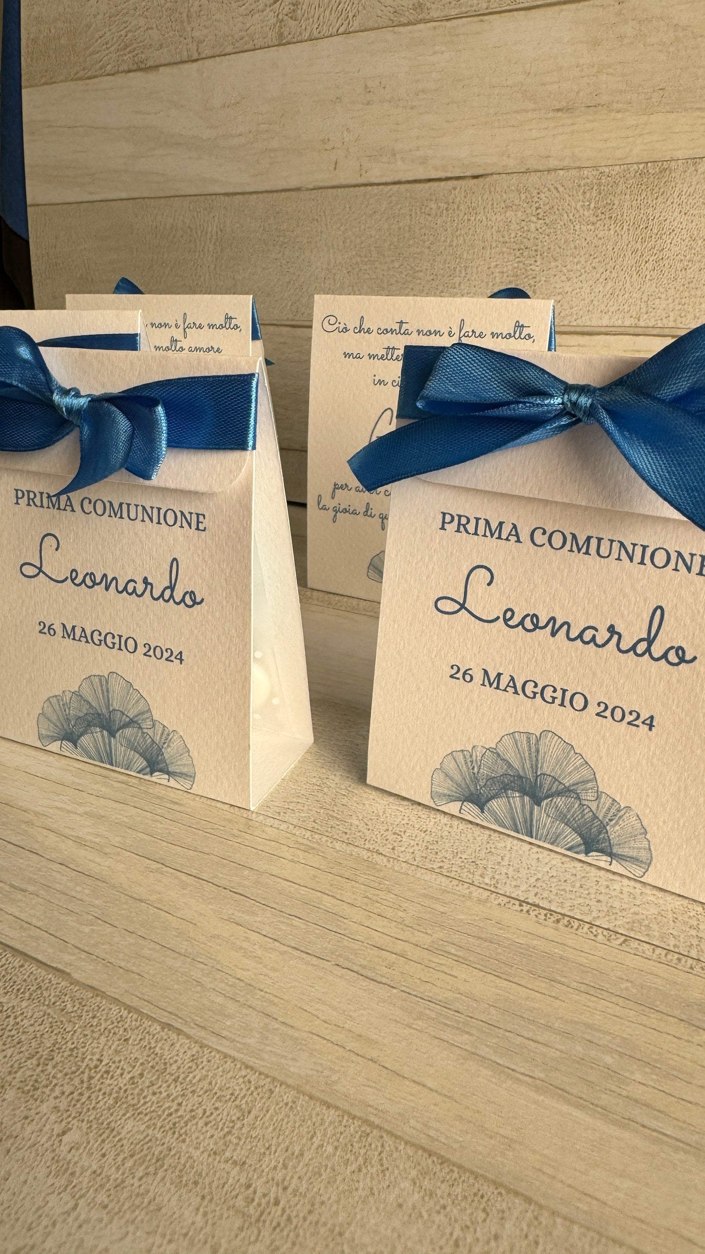 Porta confetti a bustina personalizzata Comunione-Cresima