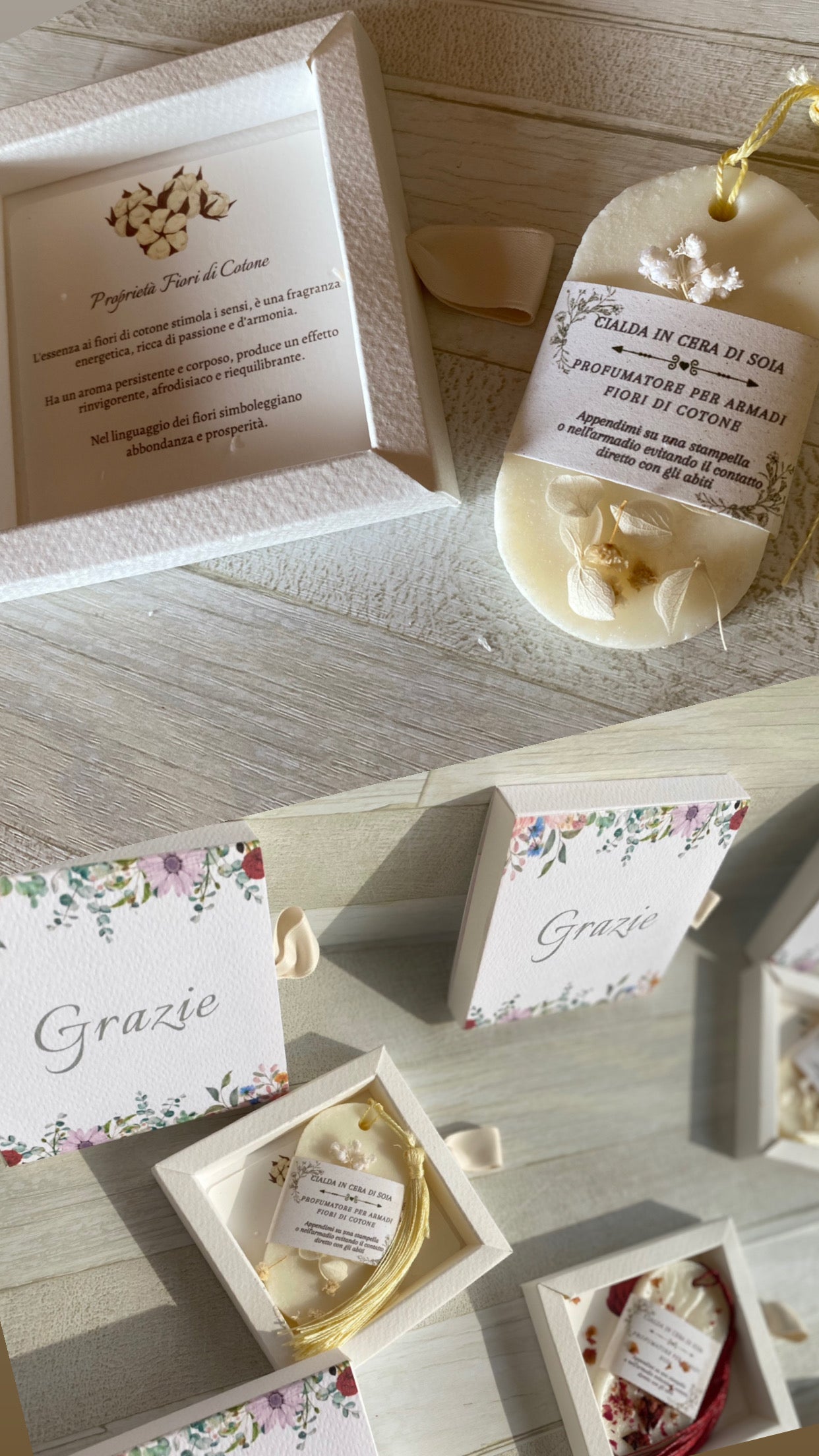 Profumatore in Cera di Soia – Confezione Regalo Personalizzabile