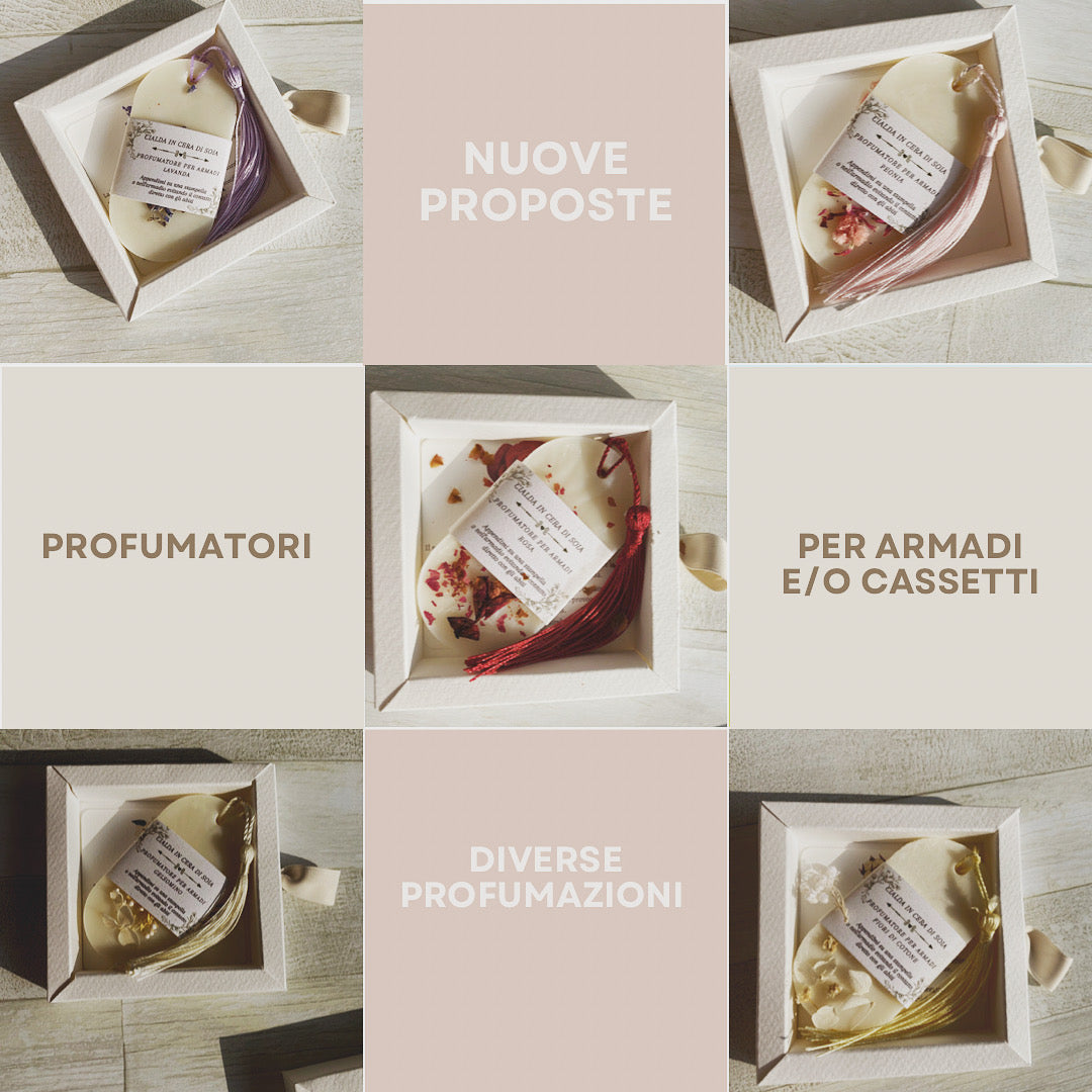 Profumatore in Cera di Soia – Confezione Regalo Personalizzabile