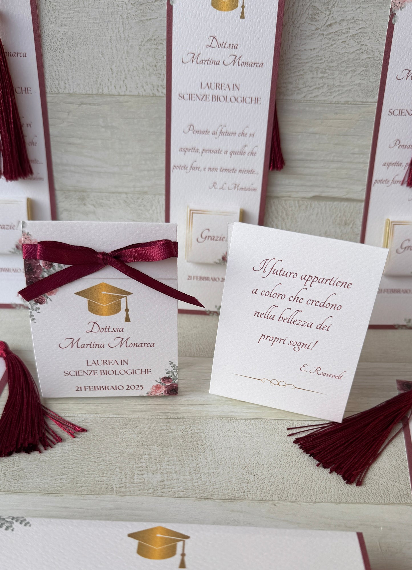 Porta confetti a bustina personalizzata Laurea