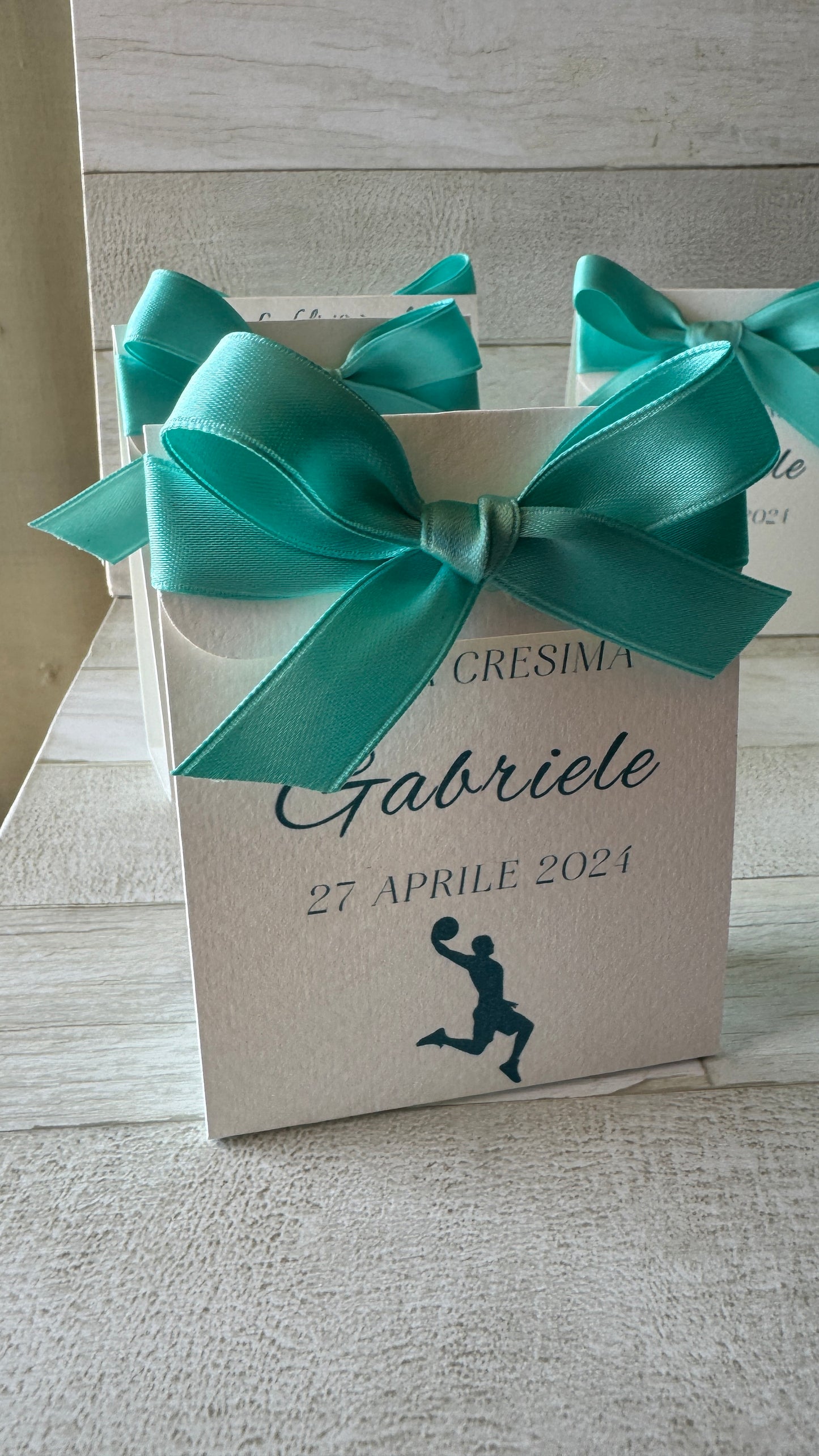 Porta confetti a bustina personalizzata Comunione-Cresima