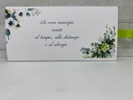 Cofanetto regalo Compleanno con cioccolatini personalizzati e matita seminabile