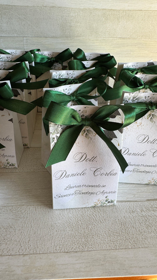 Porta Confetti Laurea – Bustina Personalizzata Chiusa ai Lati