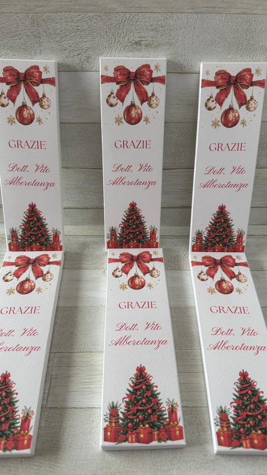 Idea Regalo Natale - Segnalibro Personalizzato con Matita Seminabile