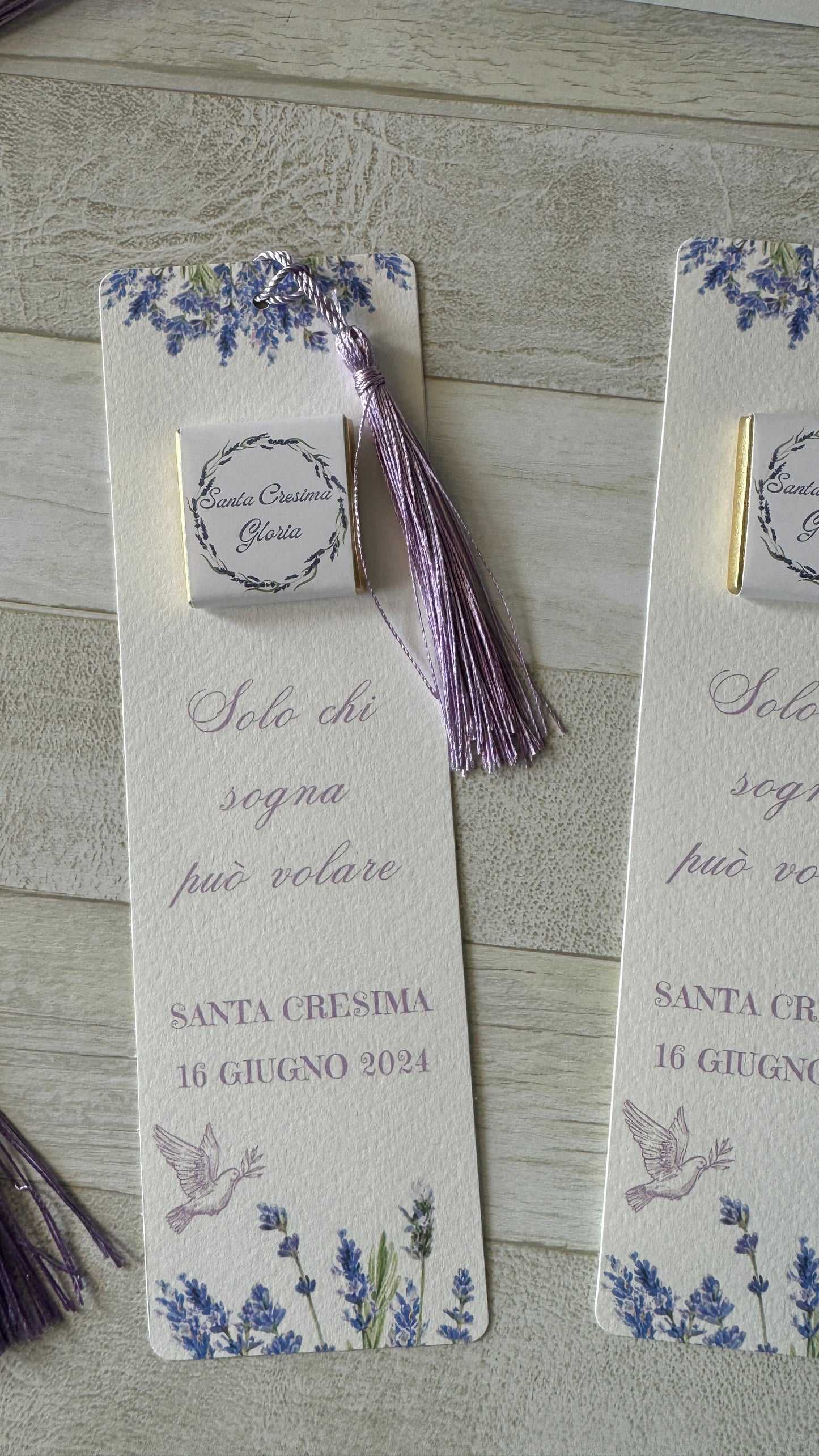 Segnaposto con cioccolatini personalizzabili