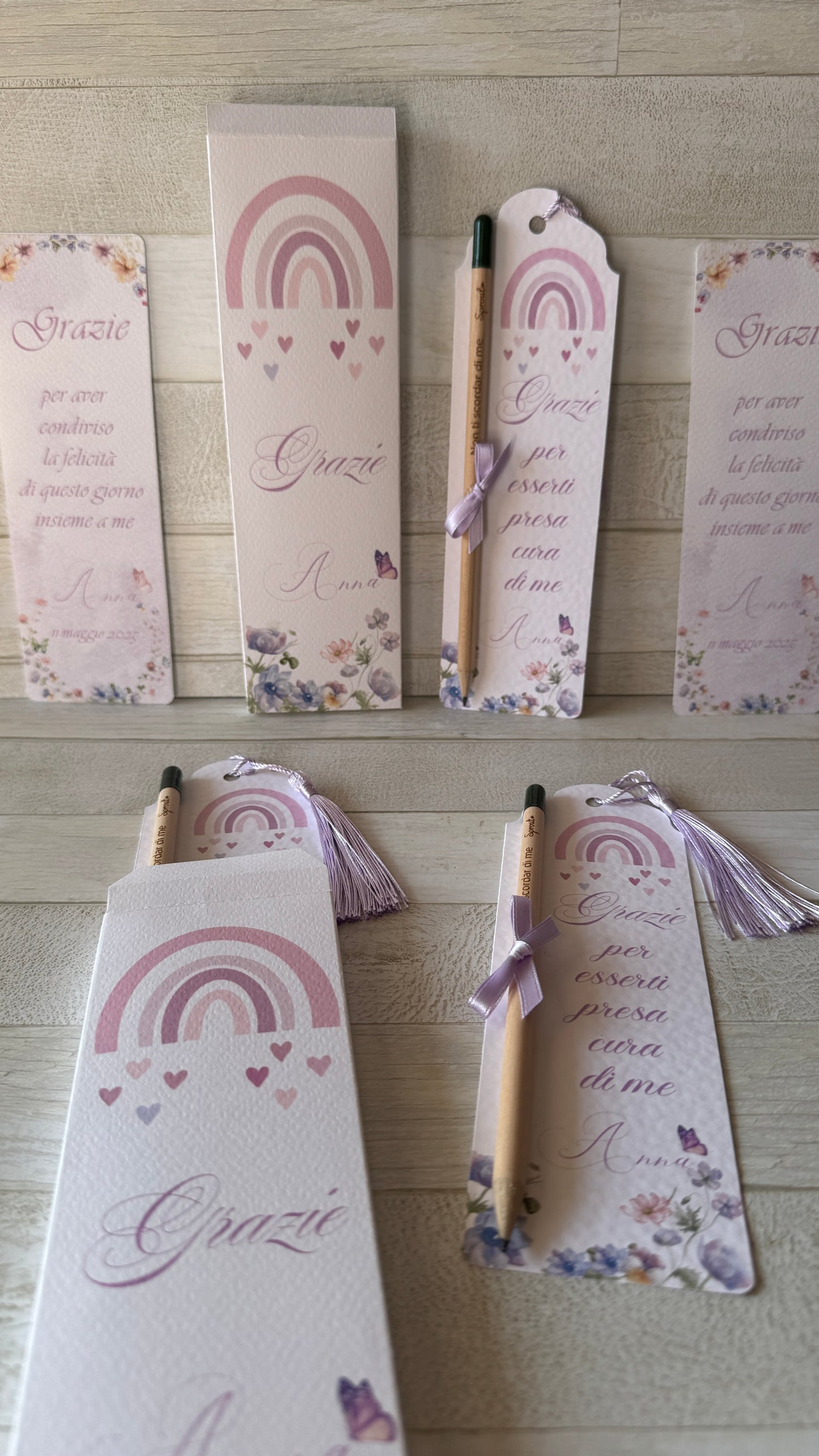 Segnalibro Personalizzato Comunione-Cresima con Matita Seminabile