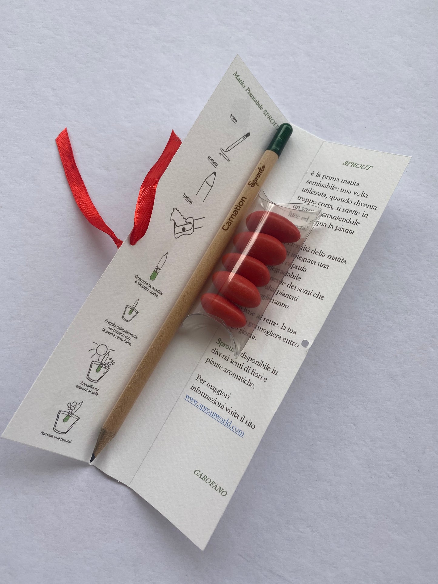 Confezione regalo porta Matita Seminabile personalizzata per Laurea