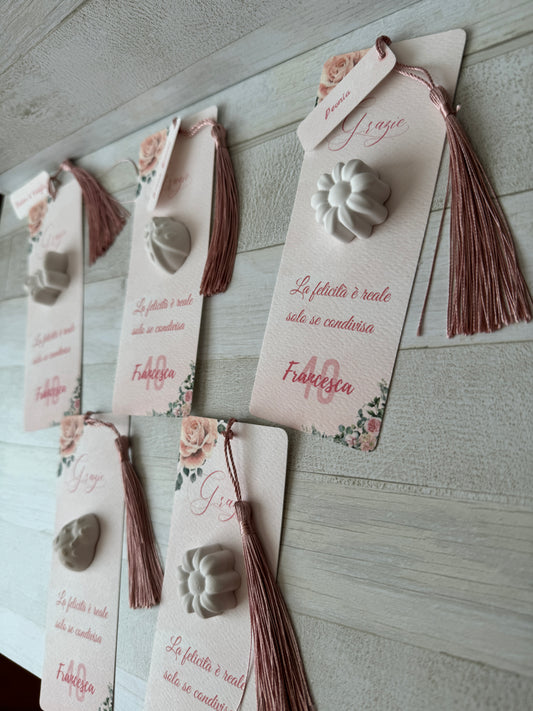 Segnaposto in gesso profumato - Giardino Fiorito -