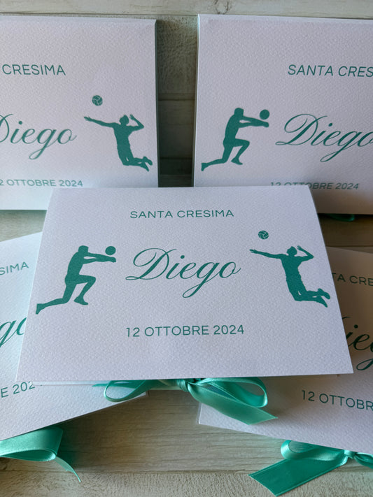 Cofanetto regalo personalizzato con set di 5 di spezie per Battesimo