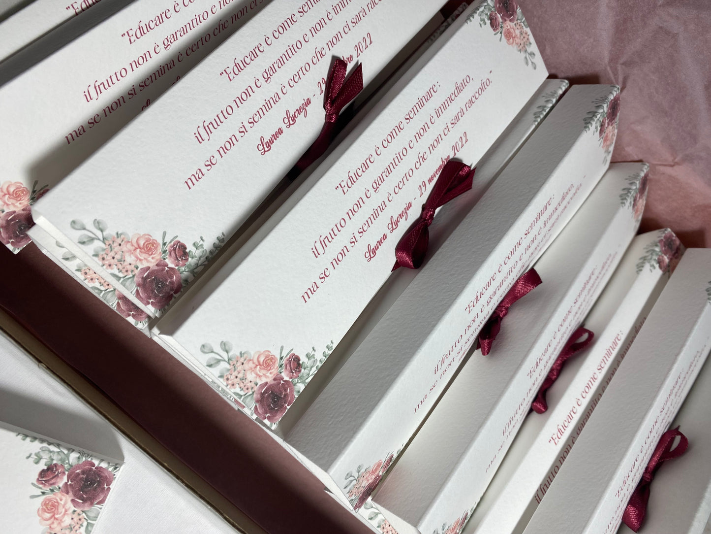 Confezione regalo porta Matita Seminabile personalizzata per Laurea