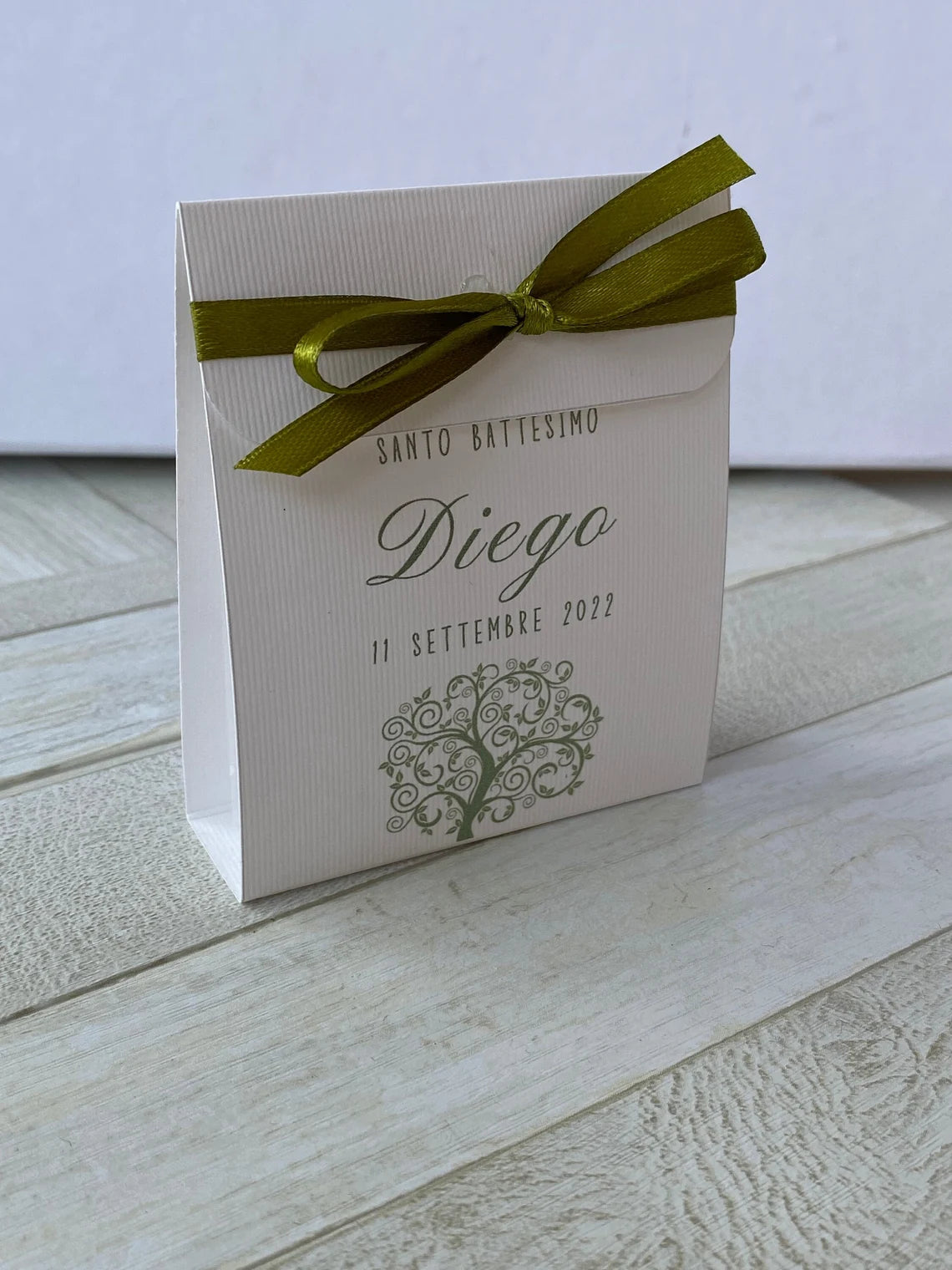 Porta confetti a bustina personalizzata