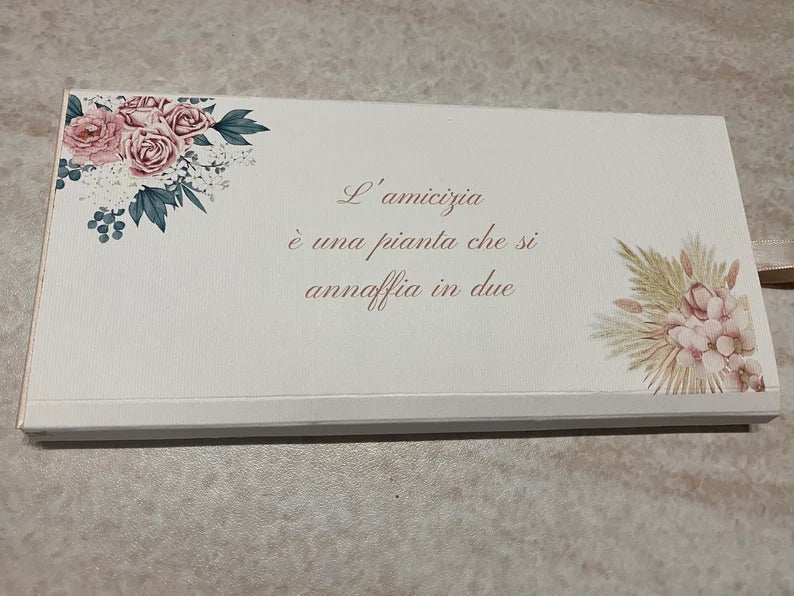 Idea Regalo con Matita seminabile e cioccolatini personalizzati
