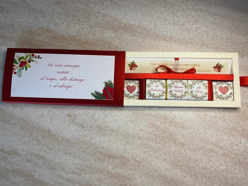 Idea Regalo con Matita seminabile e cioccolatini personalizzati