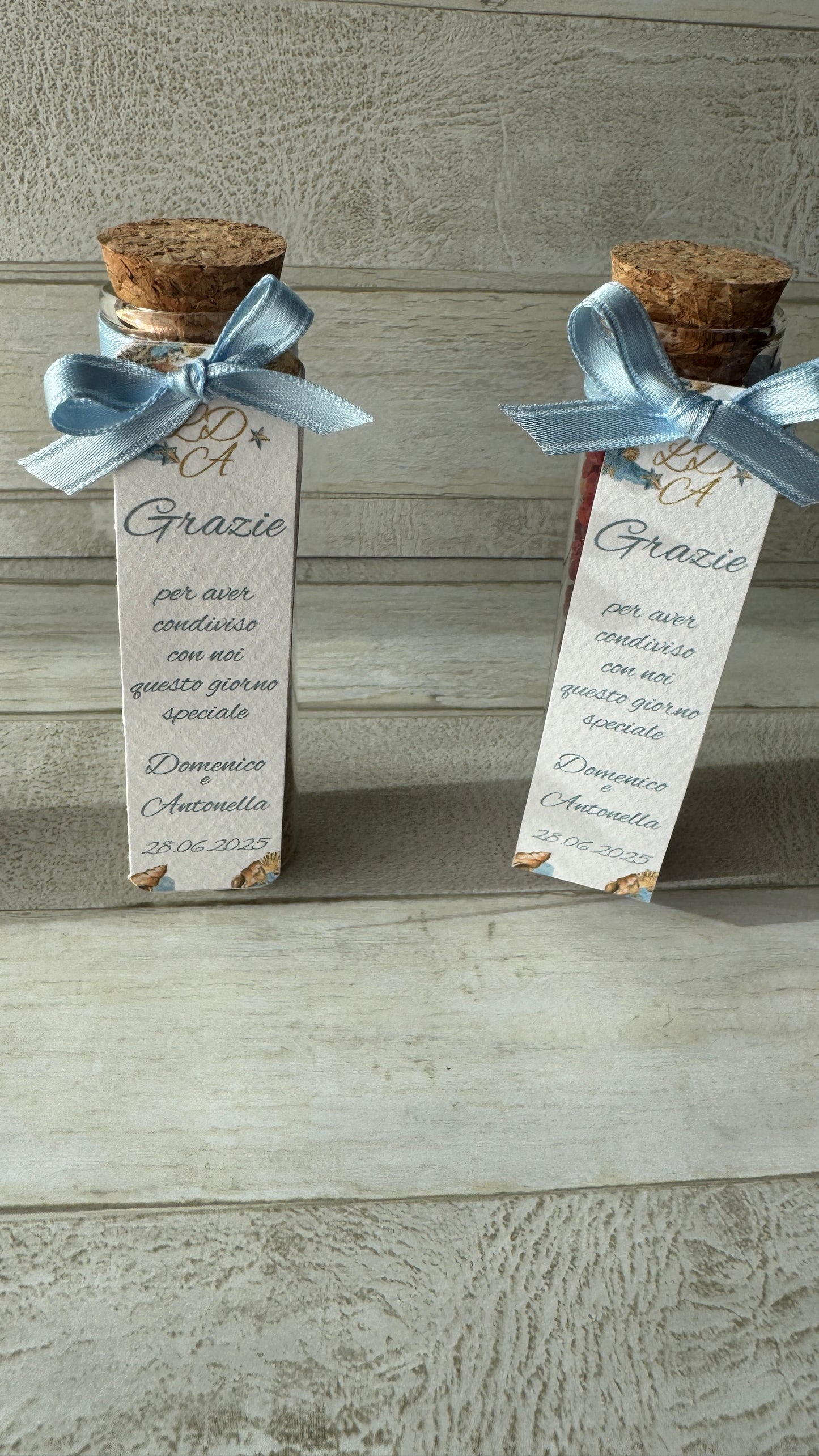 Segnaposto Matrimonio – Provetta Grande in Vetro con Spezie