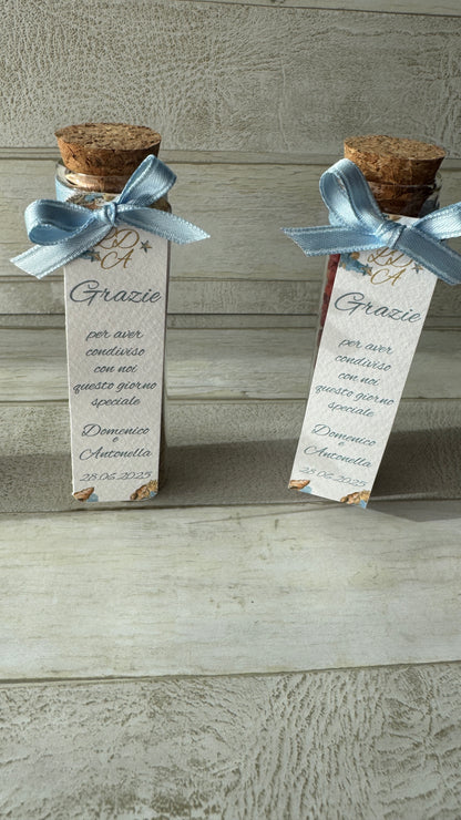 Segnaposto Matrimonio – Provetta Grande in Vetro con Spezie