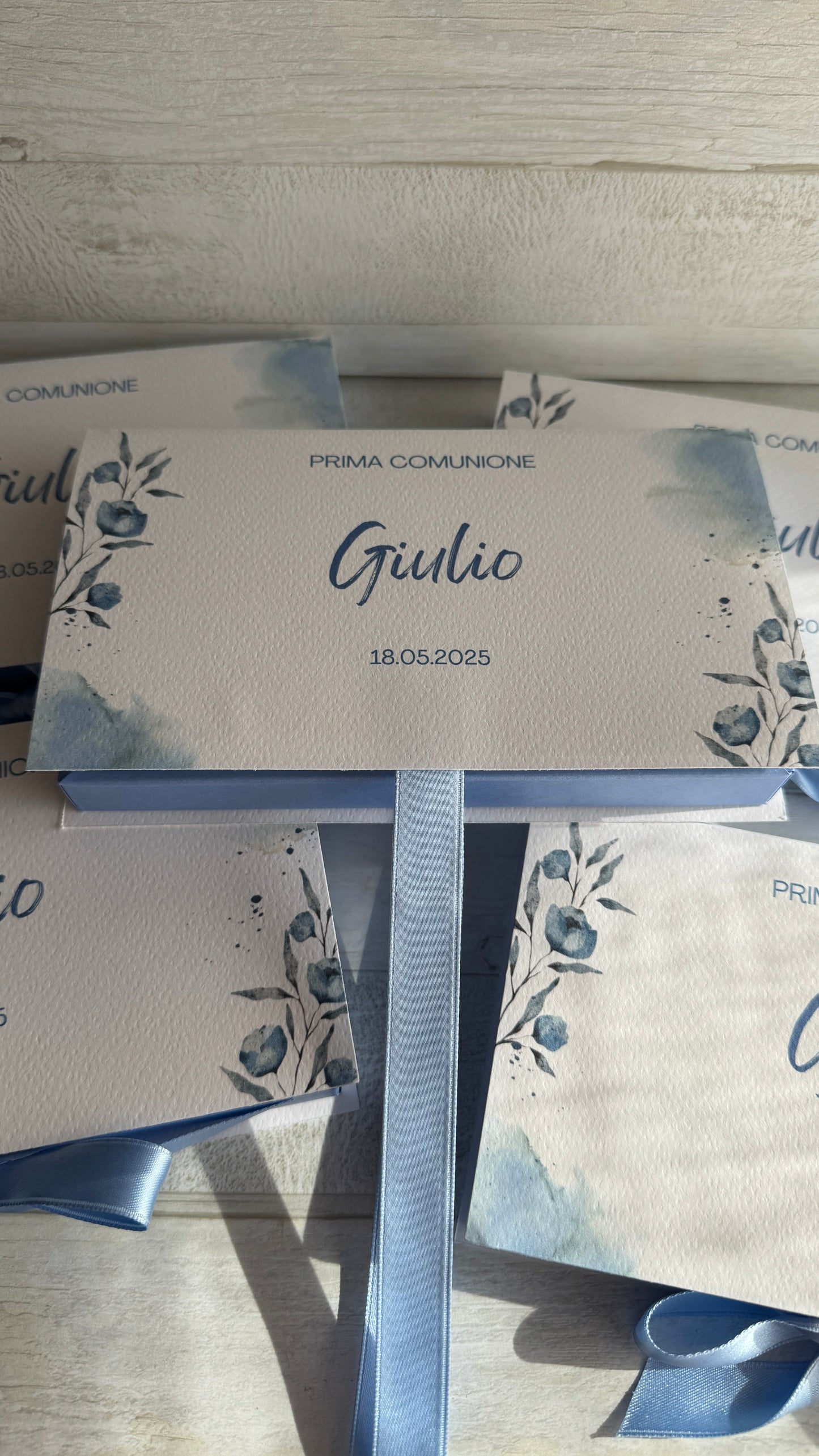 Bomboniera Comunione e Cresima – Cofanetto a Libro con Set di 3 Spezie