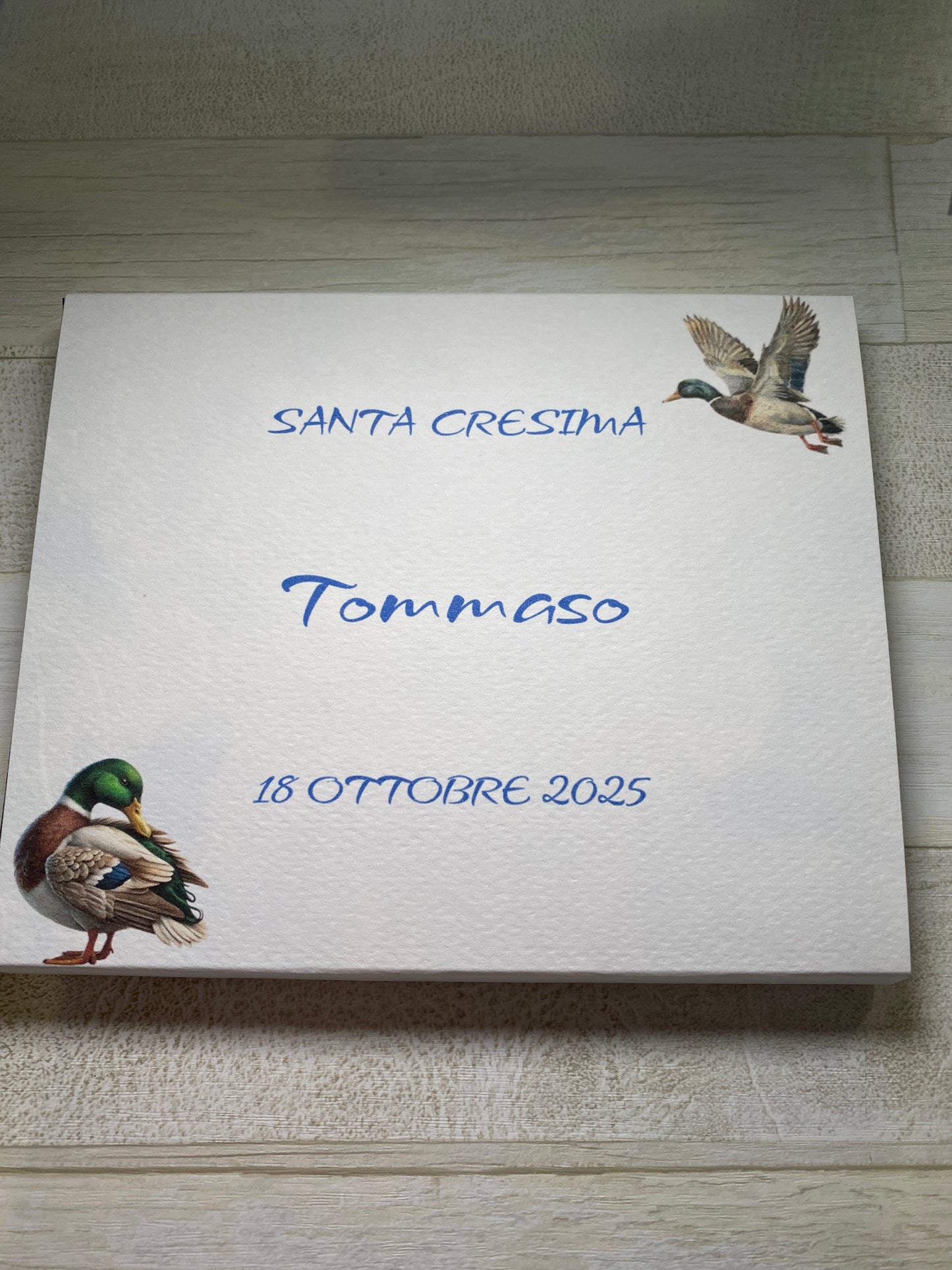 Cioccolatini Comunione e Cresima – Cofanetto a Scorrimento Personalizzabile (33 × 33 mm)