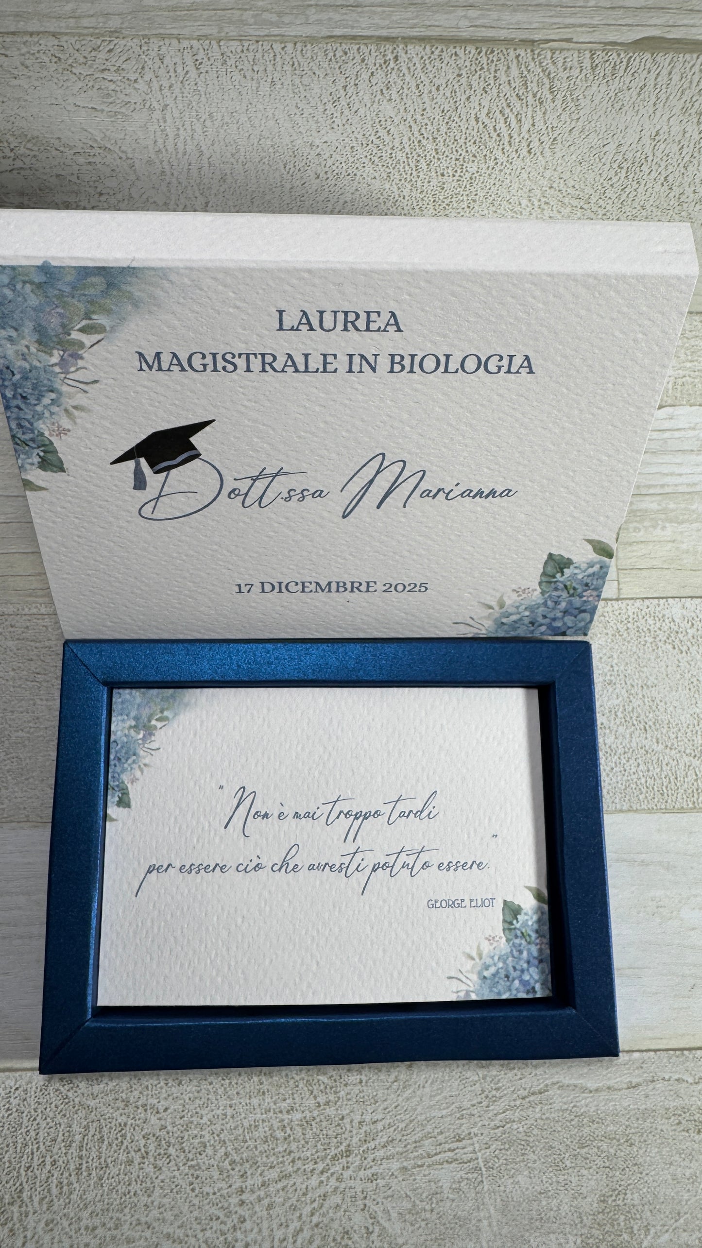 Cioccolatini Laurea – Cofanetto a Scorrimento Personalizzabile (33 × 33 mm)