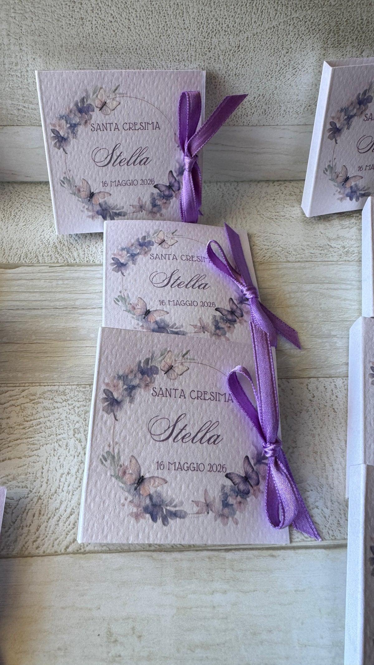 Cioccolatini Comunione e Cresima - Mini Libretto con Cioccolatino Personalizzato