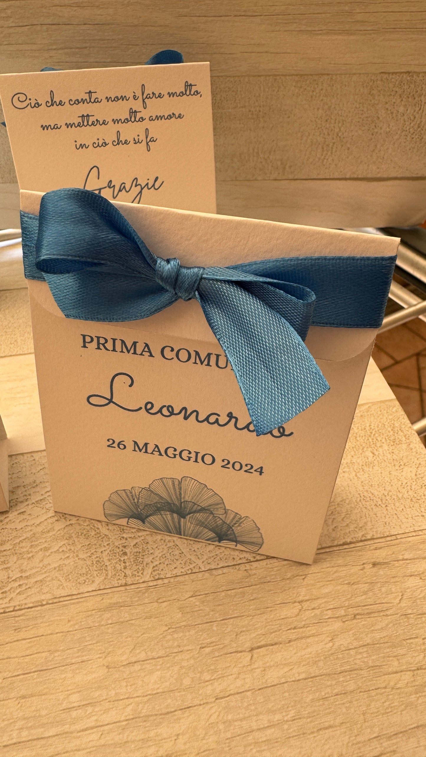 Segnaposto Comunione e Cresima - Bustina Aperta Semi Lavanda o Girasole