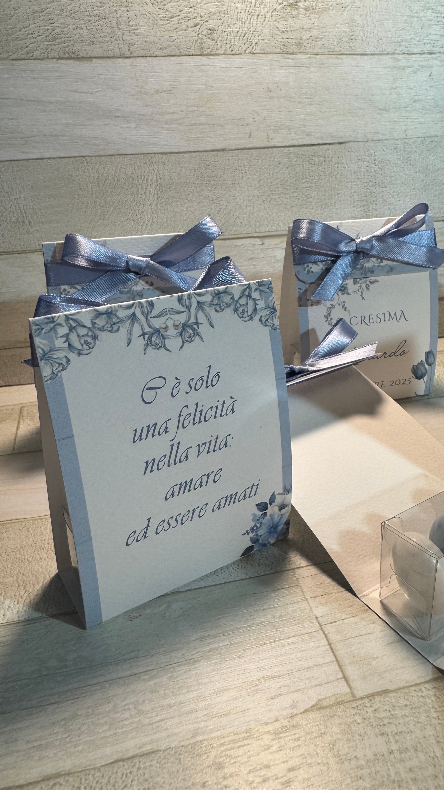 Porta confetti a bustina personalizzata Comunione-Cresima