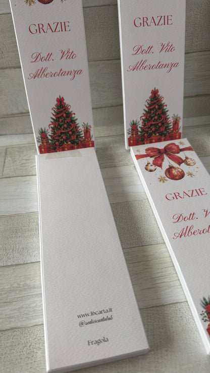 Idea Regalo Natale con Matita Seminabile - Segnalibro e Astuccio