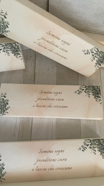 Cofanetto regalo personalizzato porta matita o penna per Laurea