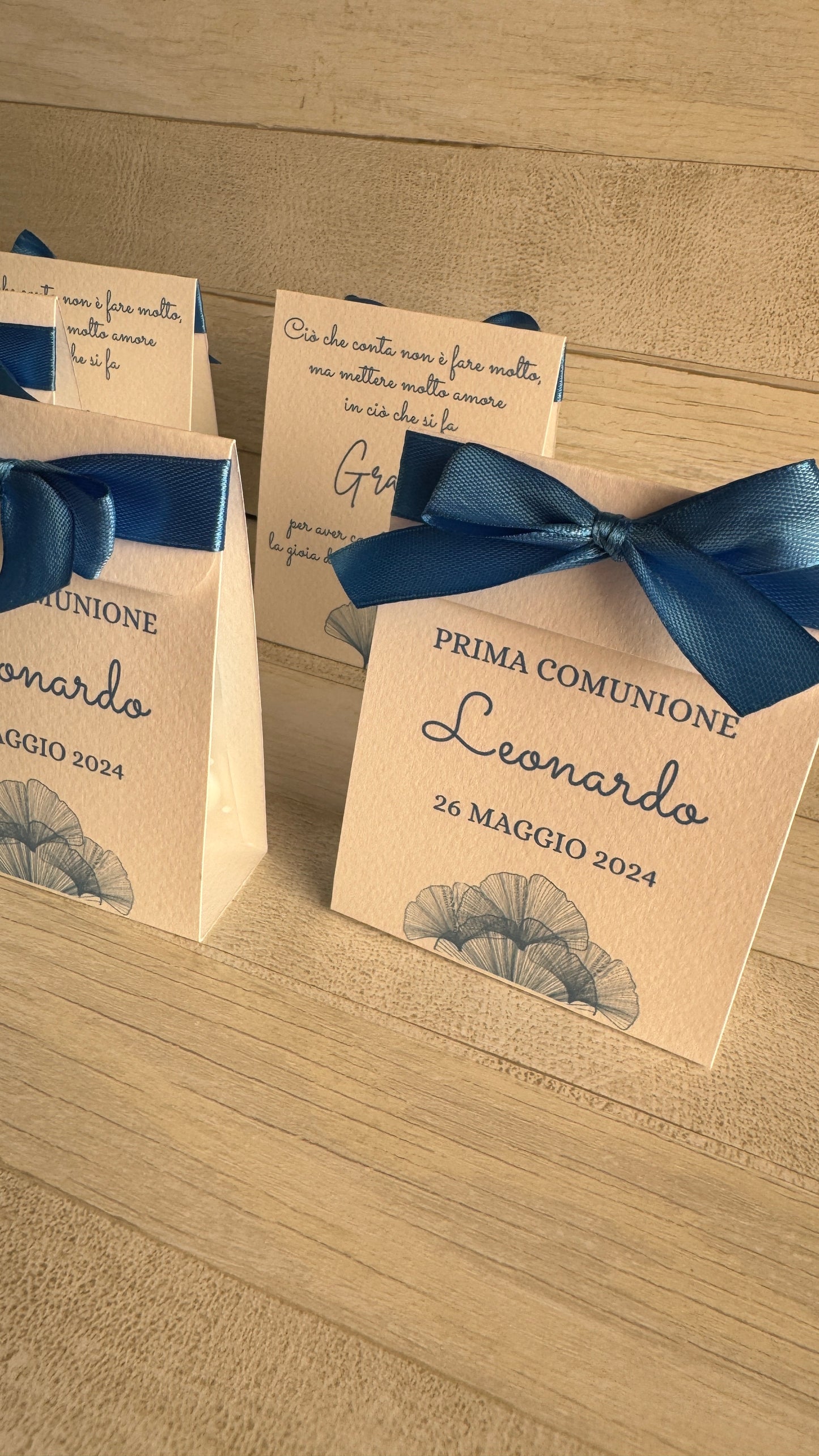 Segnaposto Comunione e Cresima - Bustina Aperta Semi Lavanda o Girasole