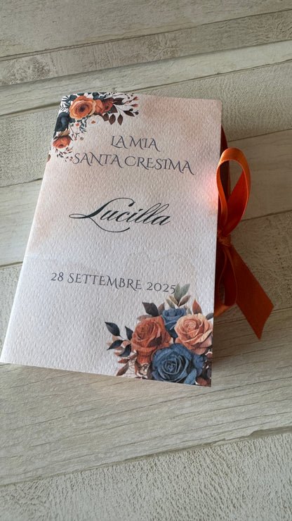 Bomboniera Comunione e Cresima – Cofanetto a Libro con 1 Spezia (Big)