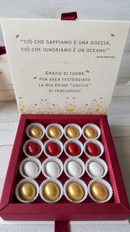 Porta Confetti Laurea – Cofanetto a Libro Degustazione Personalizzato