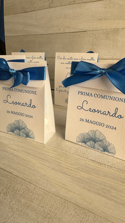 Segnaposto Comunione e Cresima - Bustina Aperta Semi Lavanda o Girasole