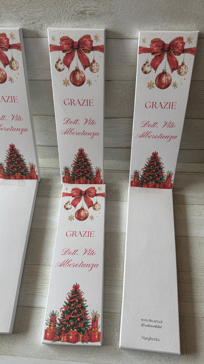 Idea Regalo Natale con Matita Seminabile - Segnalibro e Astuccio