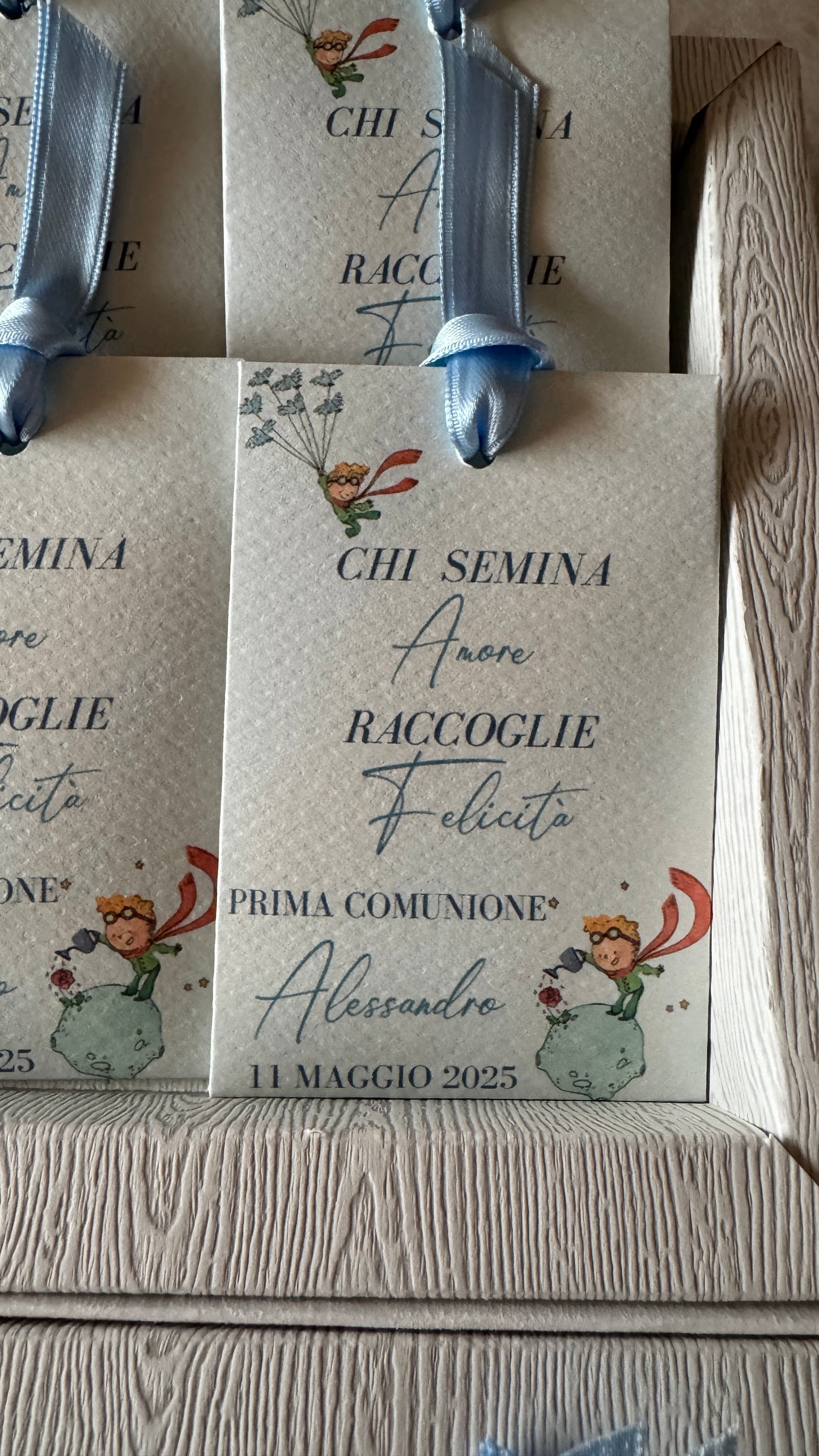 Segnaposto Comunione e Cresima - Bustina Semi Prato Fiorito