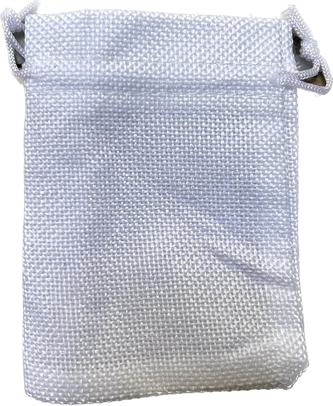 Porta Confetti Comunione e Cresima in Sacchettino di Iuta con Tag Personalizzato