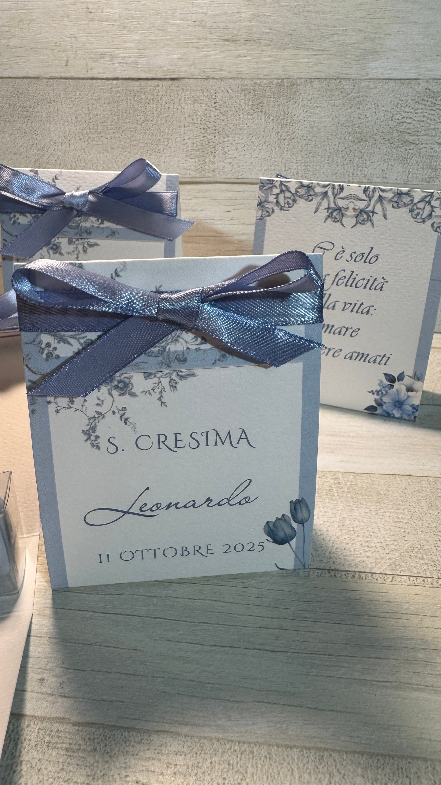 Porta confetti a bustina personalizzata Comunione-Cresima