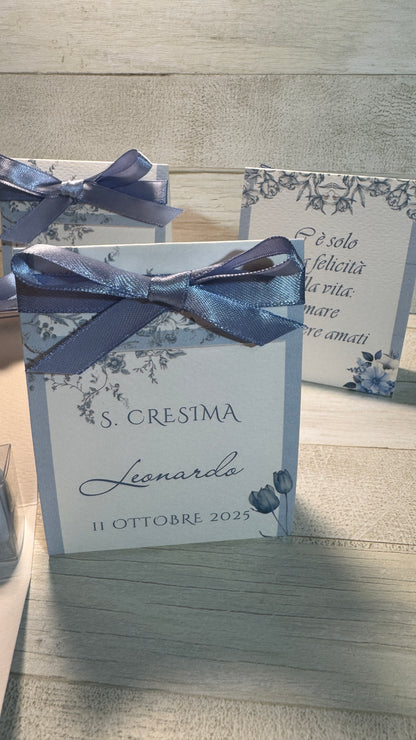 Porta confetti a bustina personalizzata Comunione-Cresima