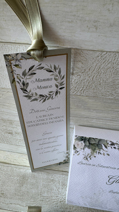 Segnaposto Laurea - Segnalibro Personalizzato