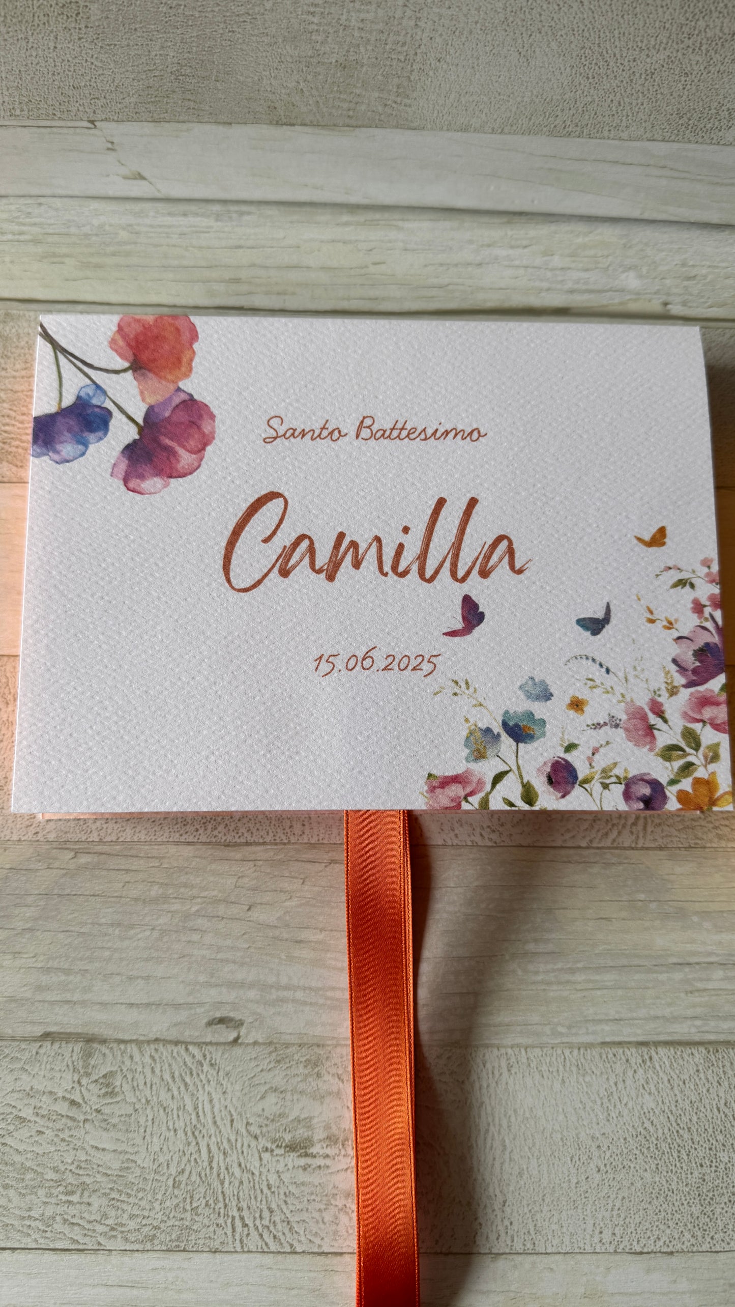 Bomboniera Battesimo – Cofanetto a Libro con Set di 5 Spezie