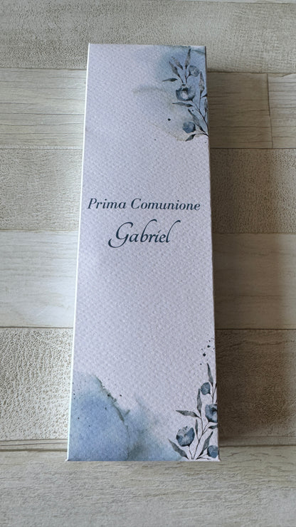 Bomboniera Comunione e Cresima - Segnalibro con Matita Seminabile e Confetti