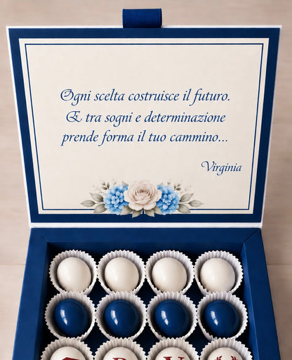 Porta Confetti Laurea – Cofanetto a Libro Degustazione Personalizzato