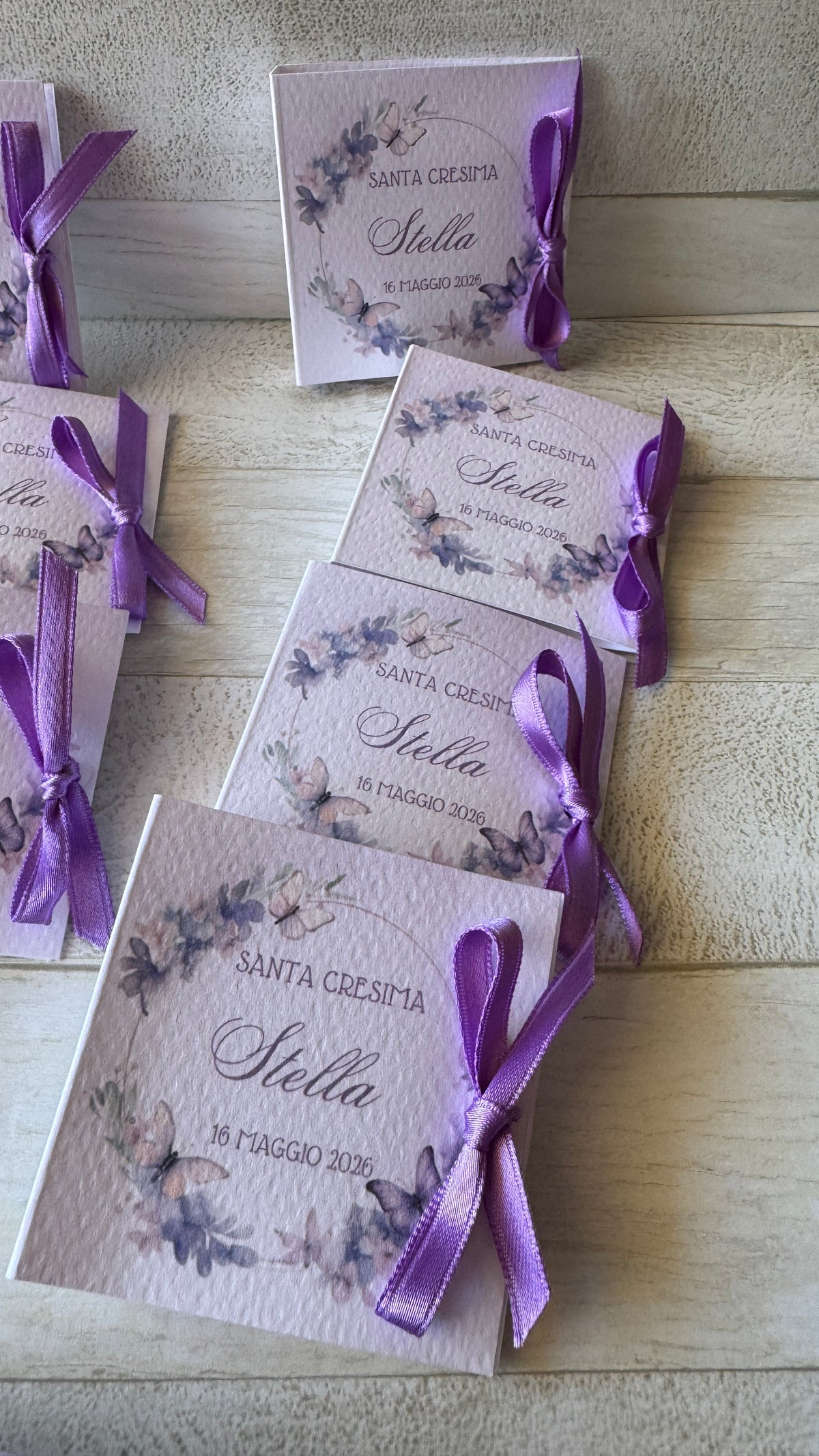 Cioccolatini Comunione e Cresima - Mini Libretto con Cioccolatino Personalizzato