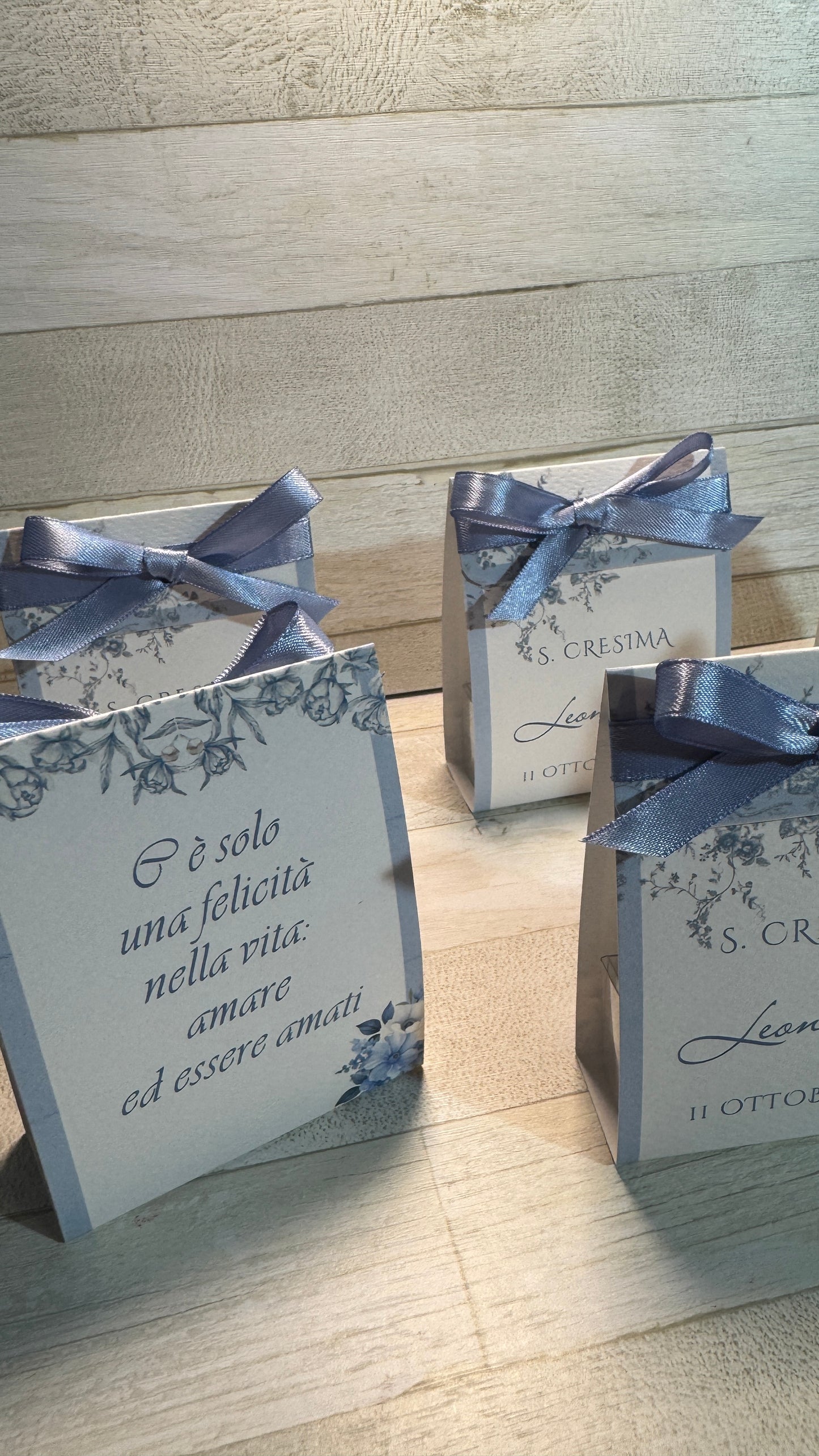 Porta confetti a bustina personalizzata Comunione-Cresima