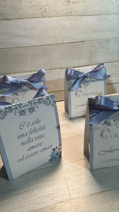 Porta confetti a bustina personalizzata Comunione-Cresima
