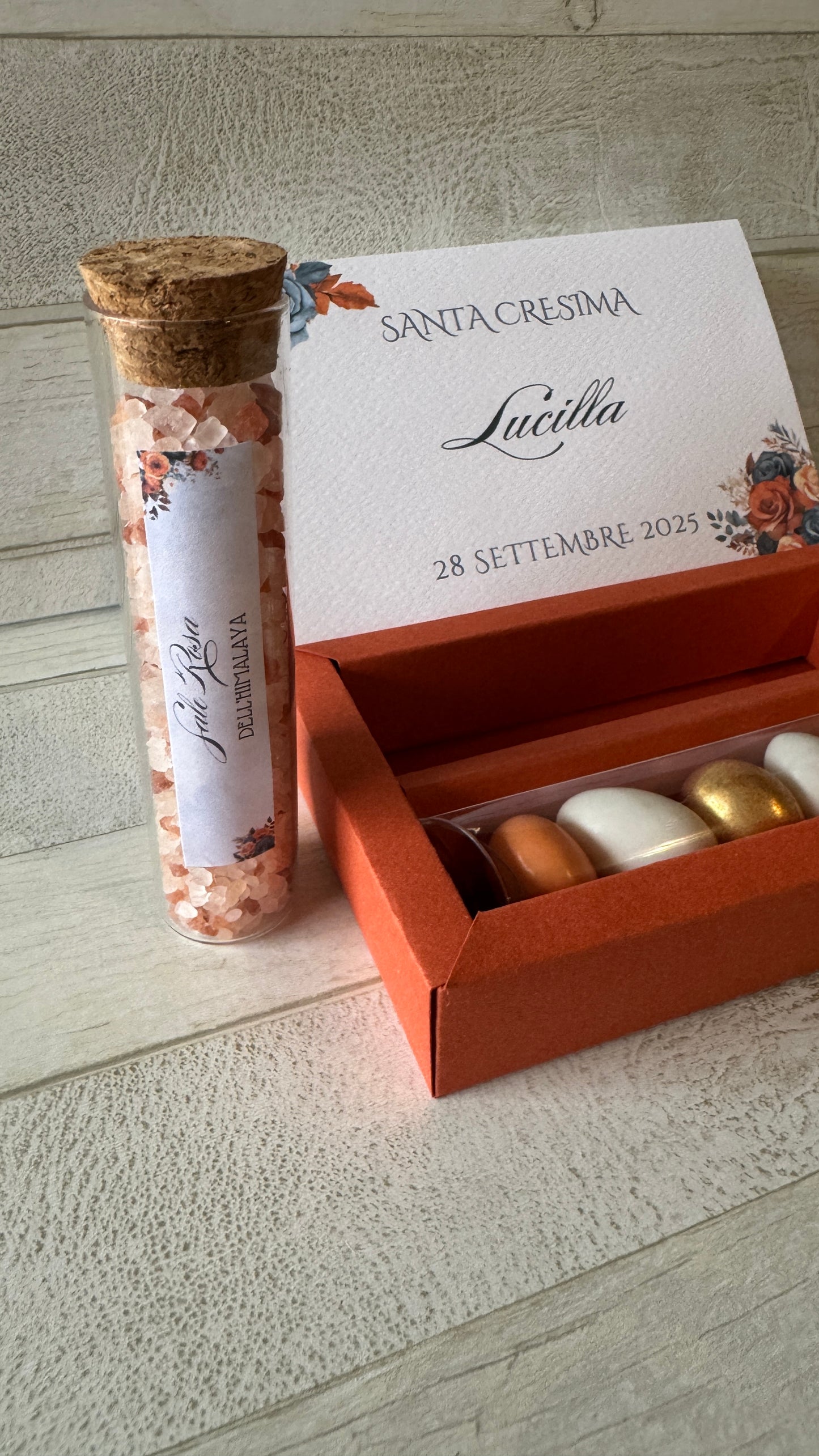 Bomboniera Comunione e Cresima – Cofanetto a Scorrimento con 1 Spezia (Big)