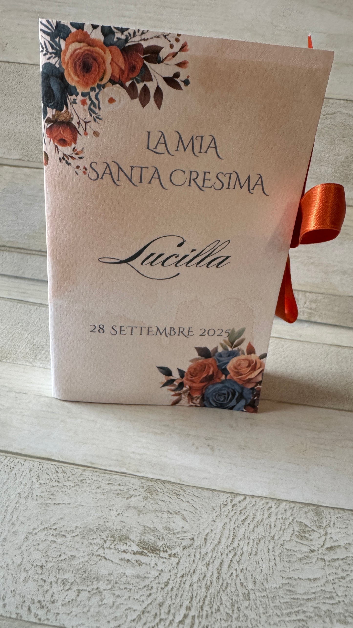 Bomboniera Comunione e Cresima – Cofanetto a Libro con 1 Spezia (Big)