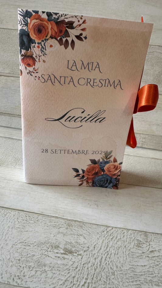 Bomboniera Comunione e Cresima – Cofanetto a Libro con 1 Spezia (Big)