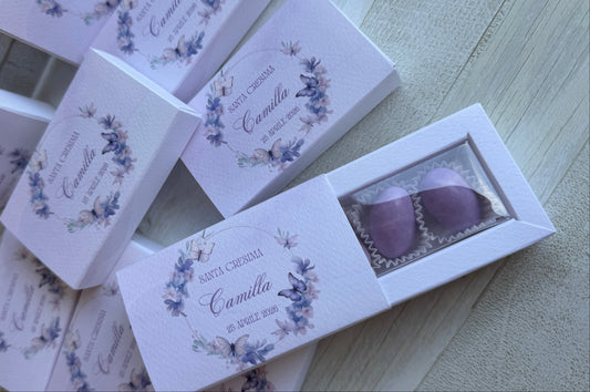 Porta Confetti Comunione e Cresima – Cofanetto a Scorrimento Degustazione (3 Confetti)