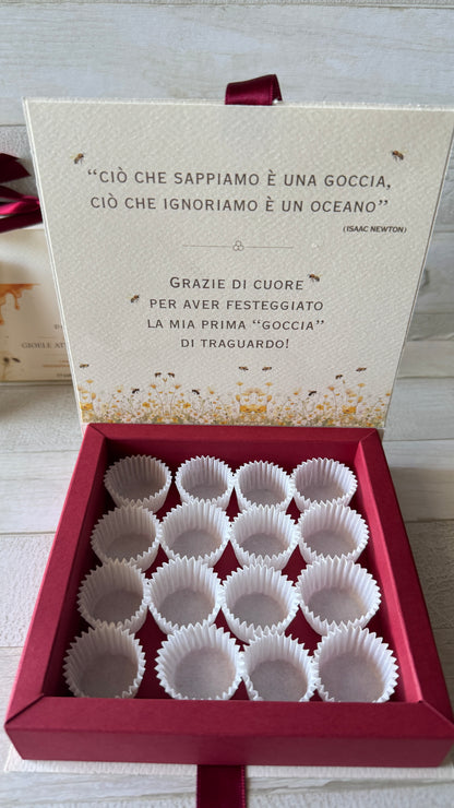 Porta Confetti Laurea – Cofanetto a Libro Degustazione Personalizzato