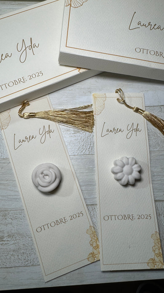 Segnaposto profumato in gesso profumato - Giardino Fiorito - Laurea